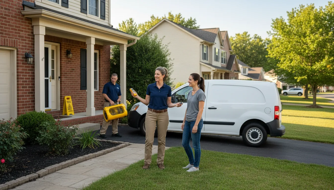 Residential water damage restoration in New Hampshire